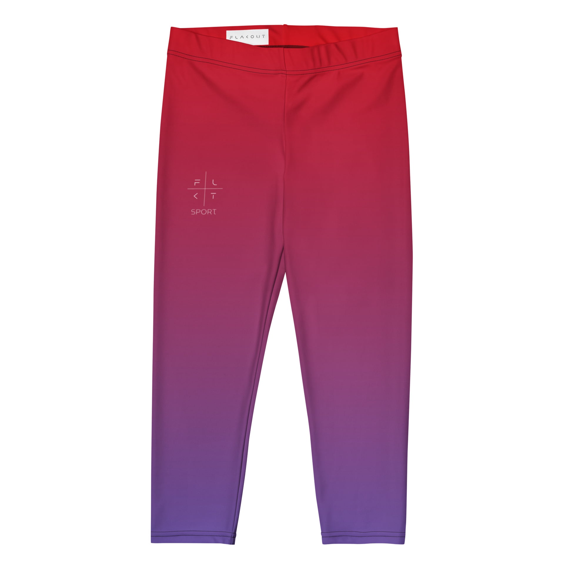 Magenta Aurora FLAKOUT Sport Women's Capri Leggings - FLAKOUT