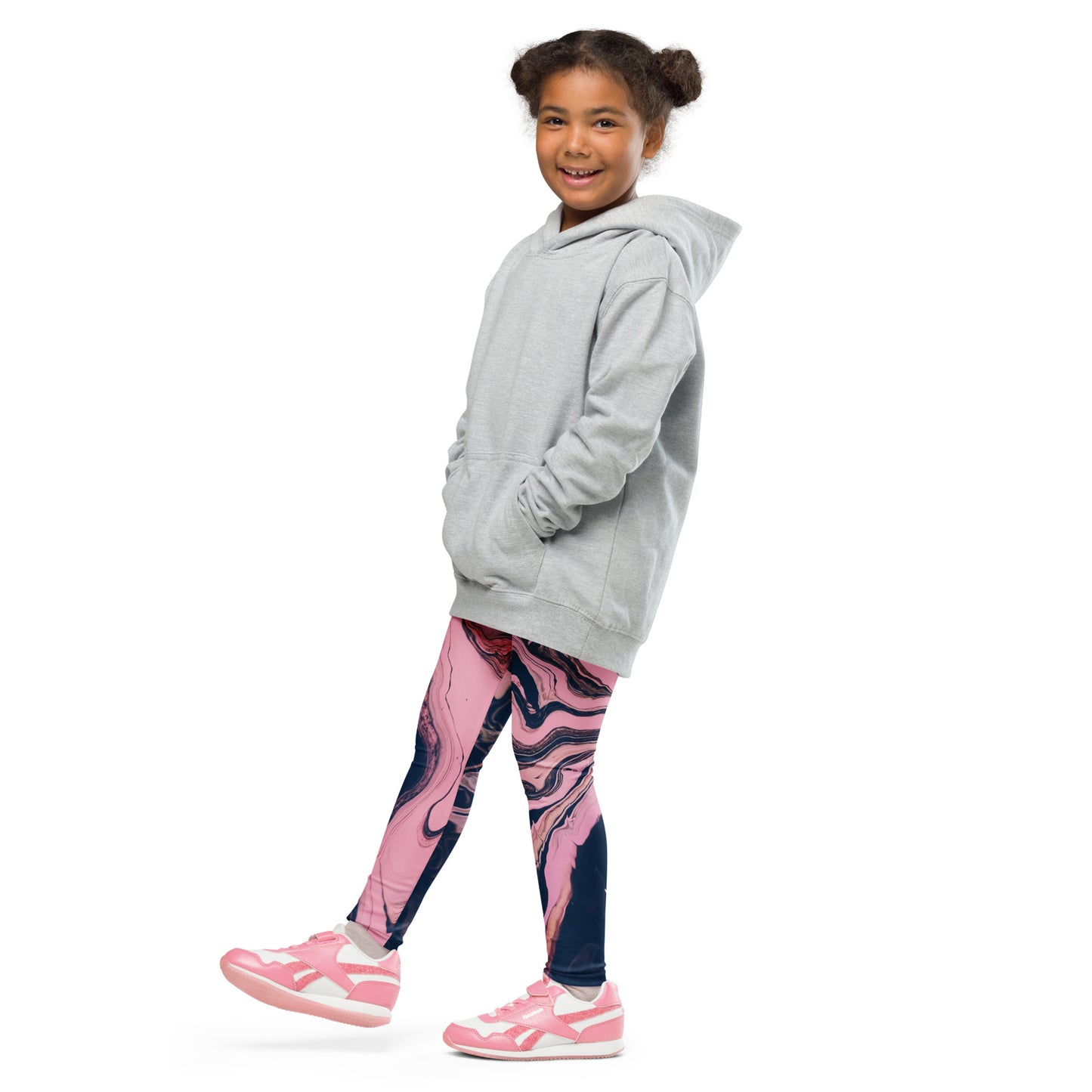 Azure Twilight Girl's Leggings - FLAKOUT