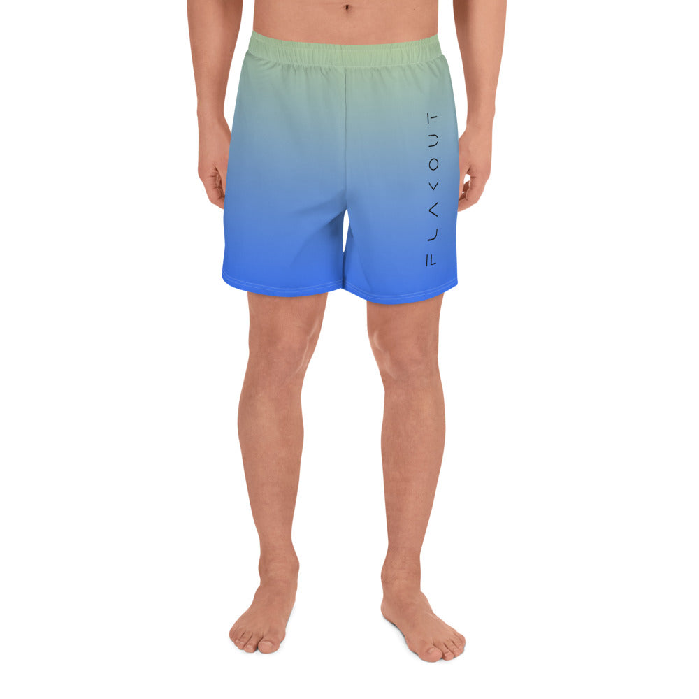 Cerulean Skyline Men's Recycled Shorts - FLAKOUT