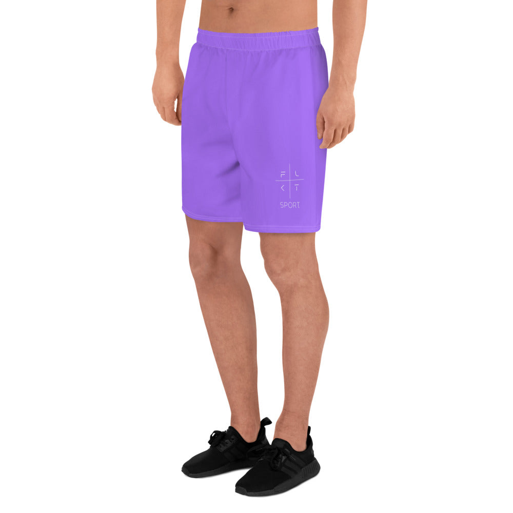 FLAKOUT Sport Mystic Lavender Men's Recycled Athletic Shorts - FLAKOUT