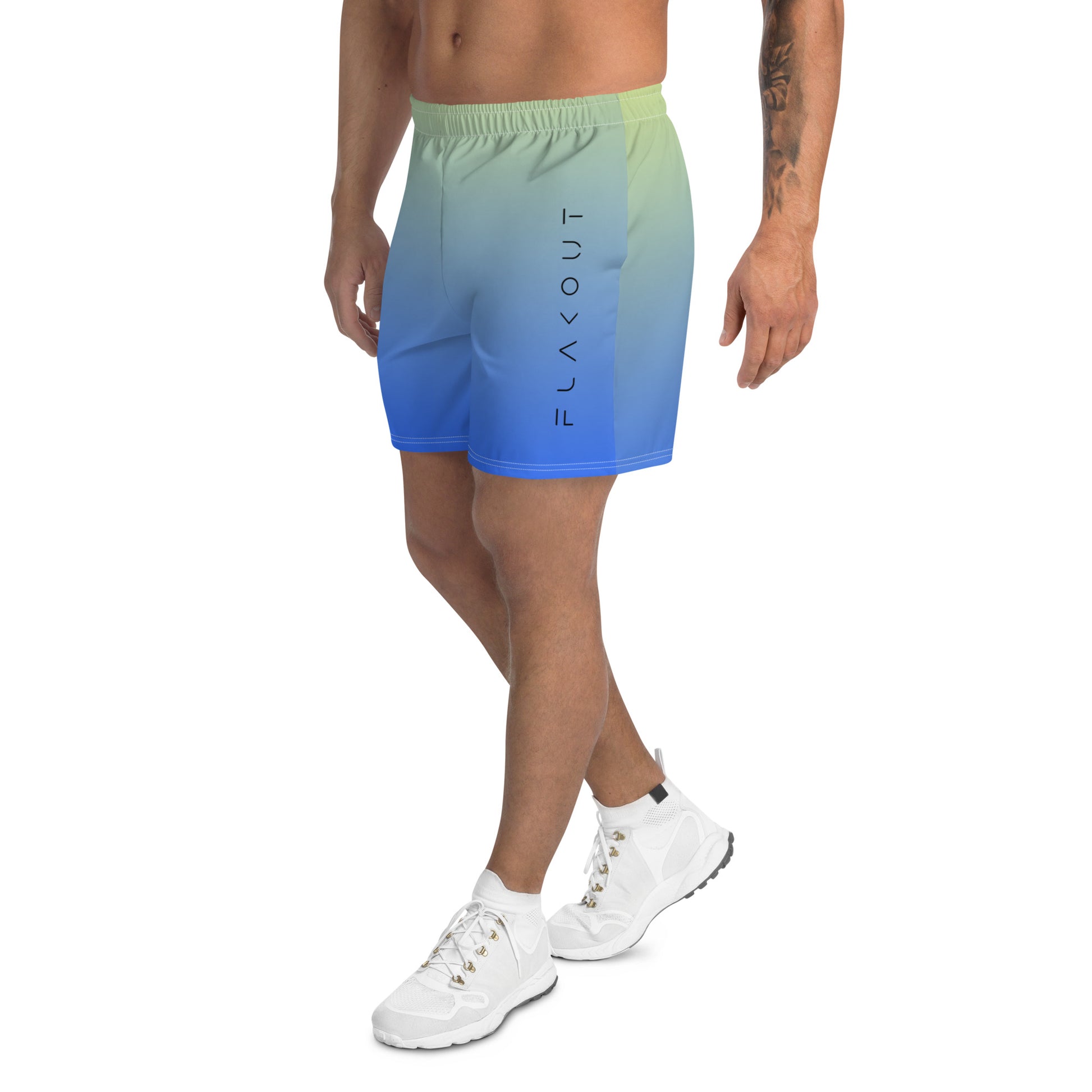 Cerulean Skyline Men's Recycled Shorts - FLAKOUT