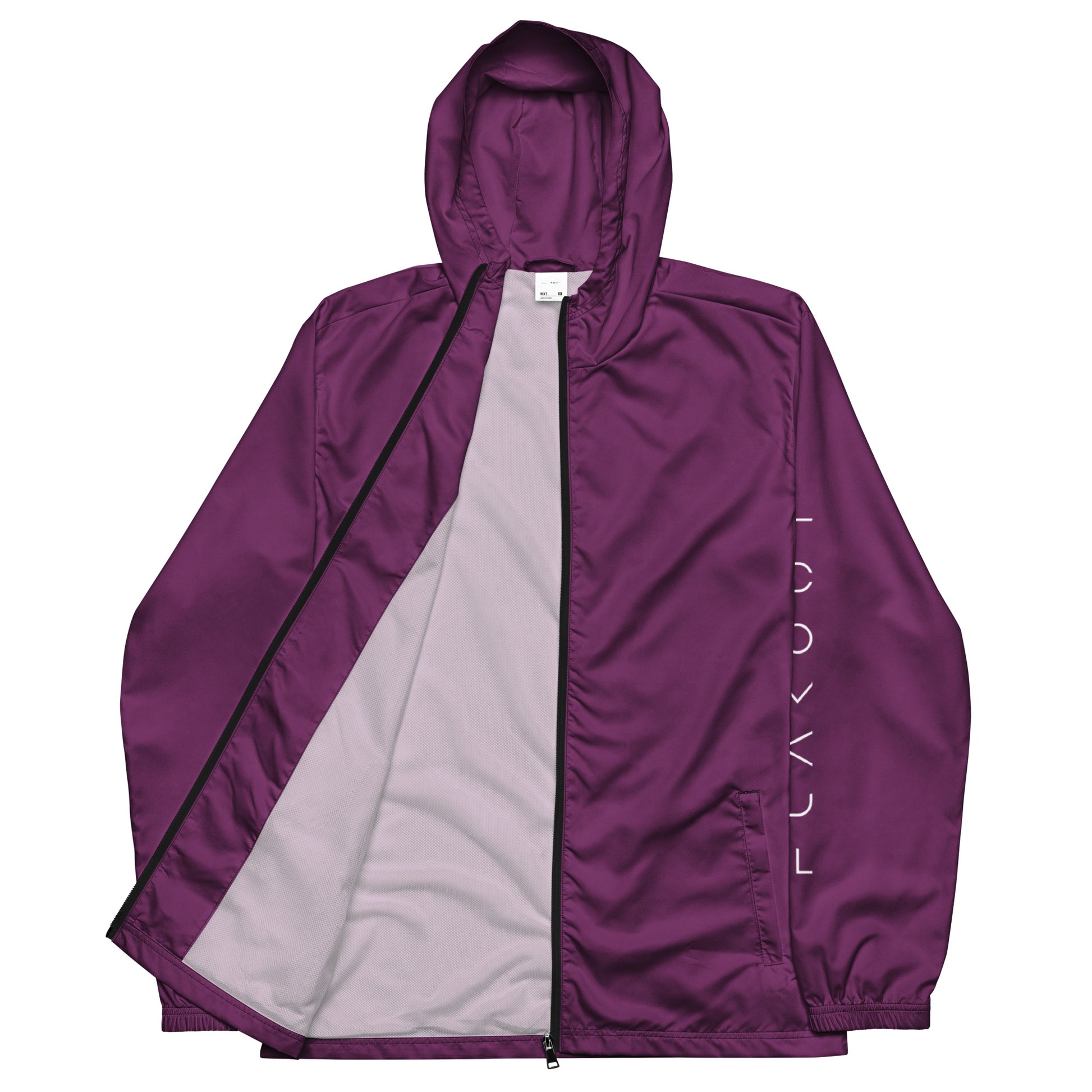 Palatinate Purple Waterproof Windbreaker - FLAKOUT