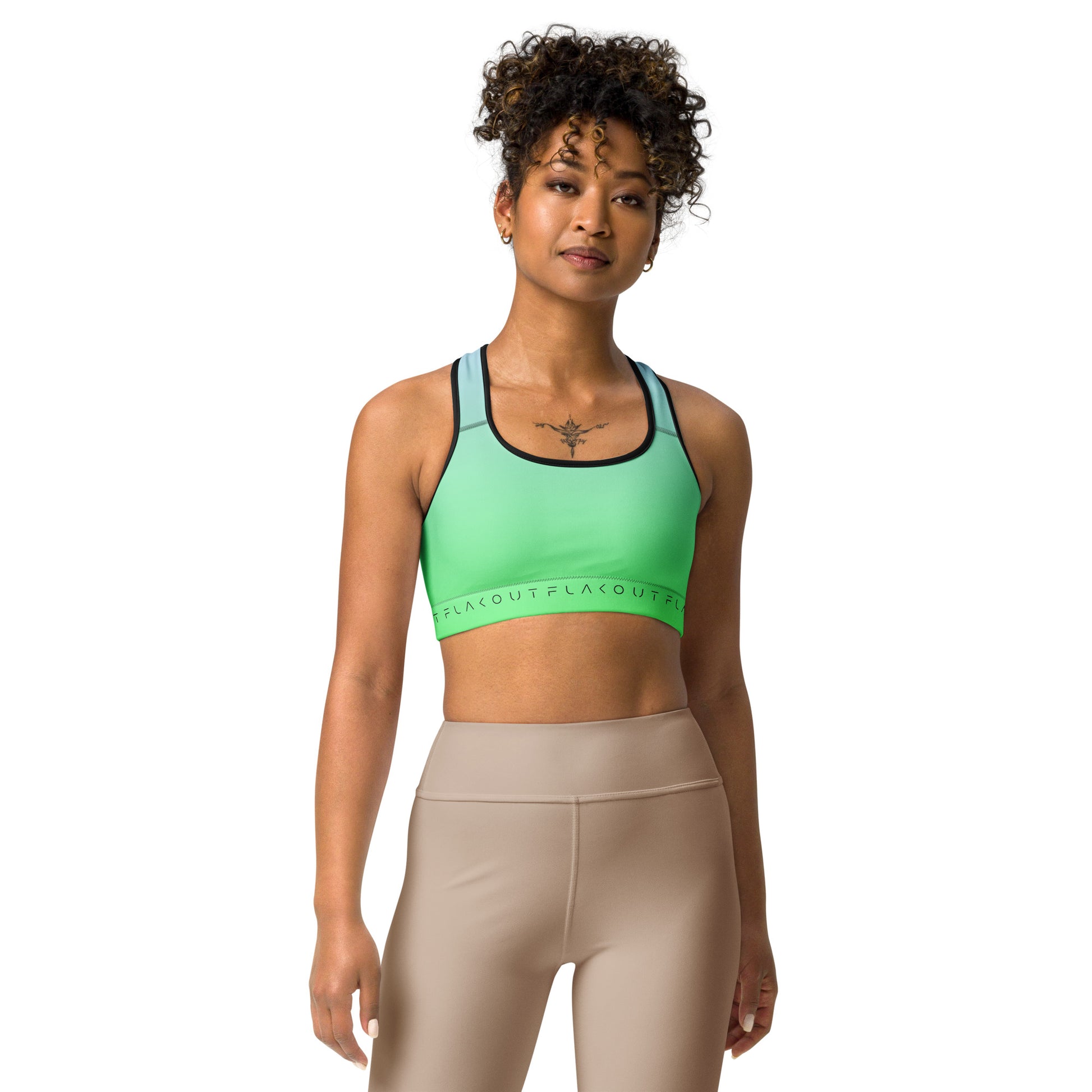 Zephyr Ensemble Women's Sports Performance Bra - FLAKOUT