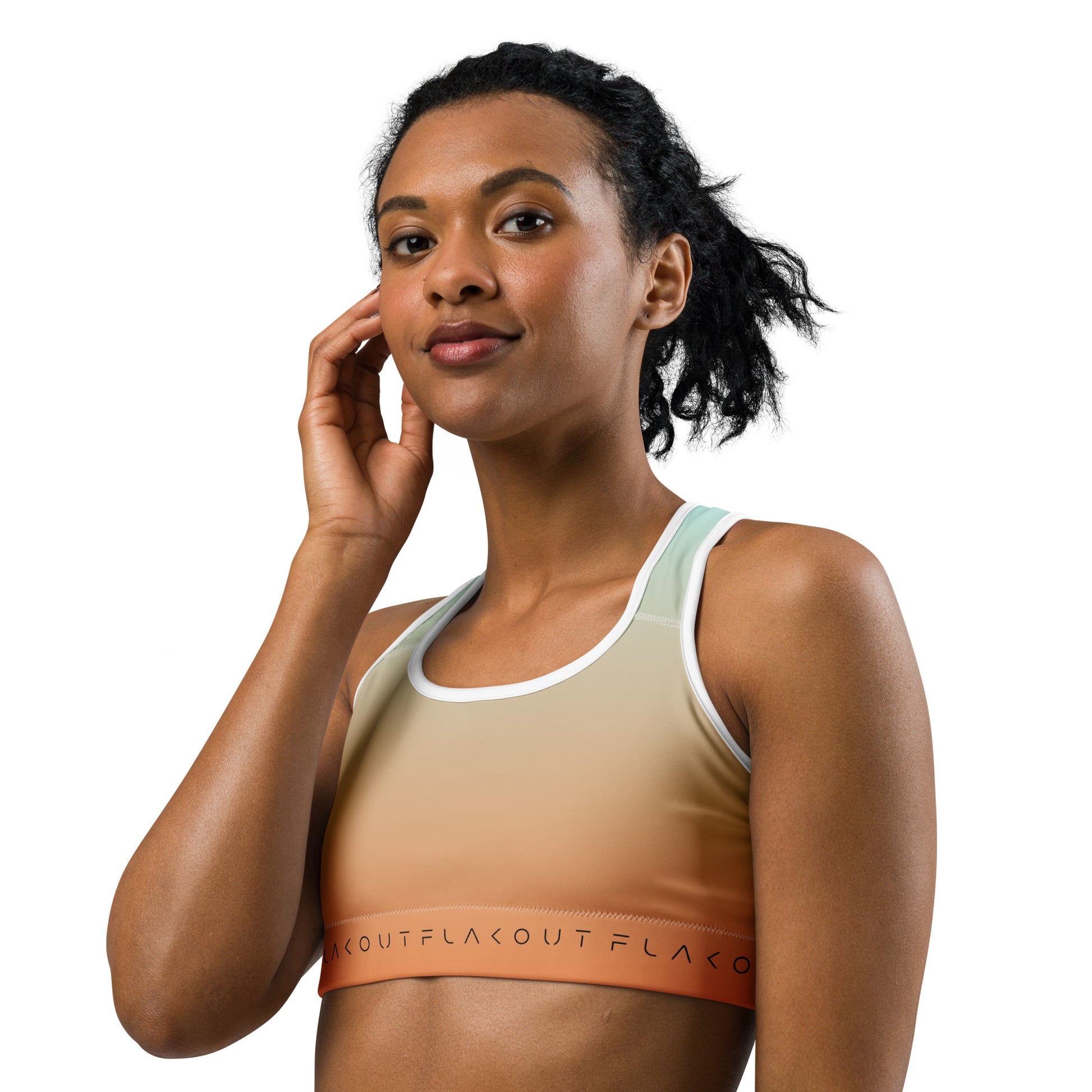 Topaz Sky Women's Sports Performance Bra - FLAKOUT