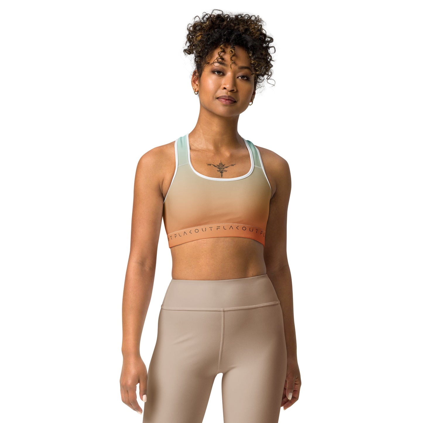 Topaz Sky Women's Sports Performance Bra - FLAKOUT