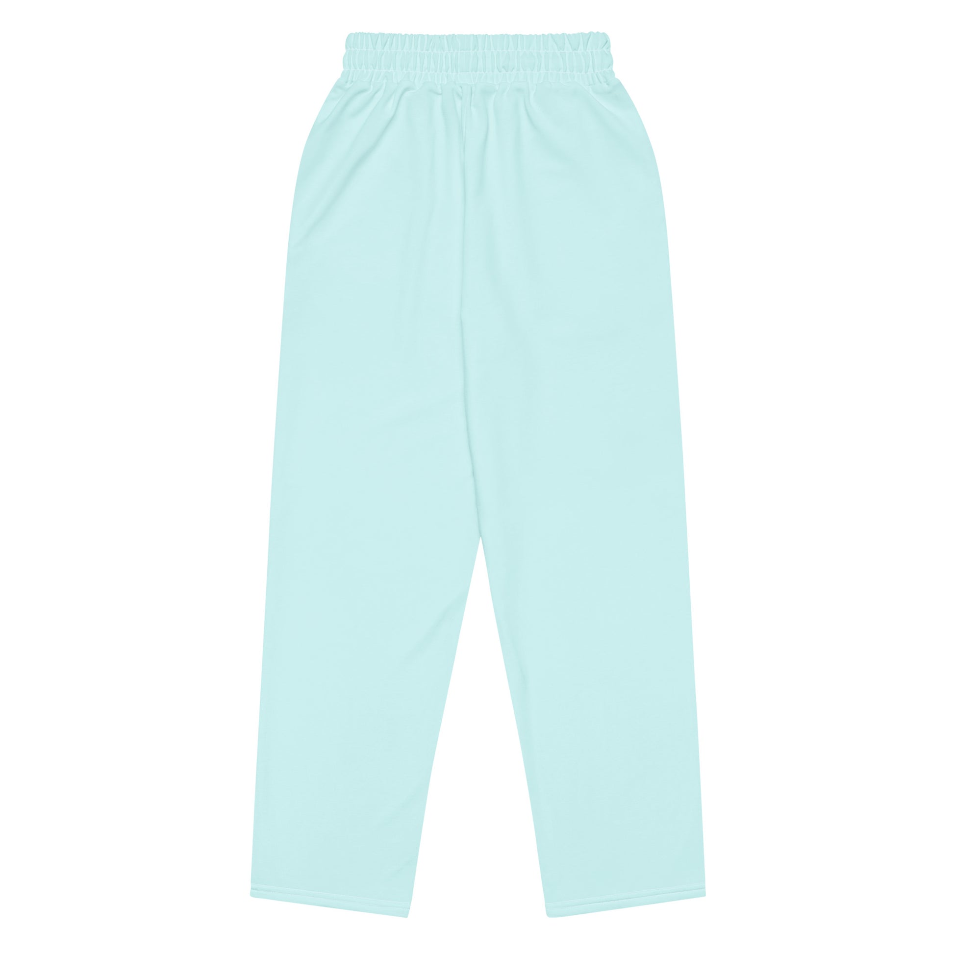 Unisex Wide-leg Recycled Joggers - Light Blue - FLAKOUT