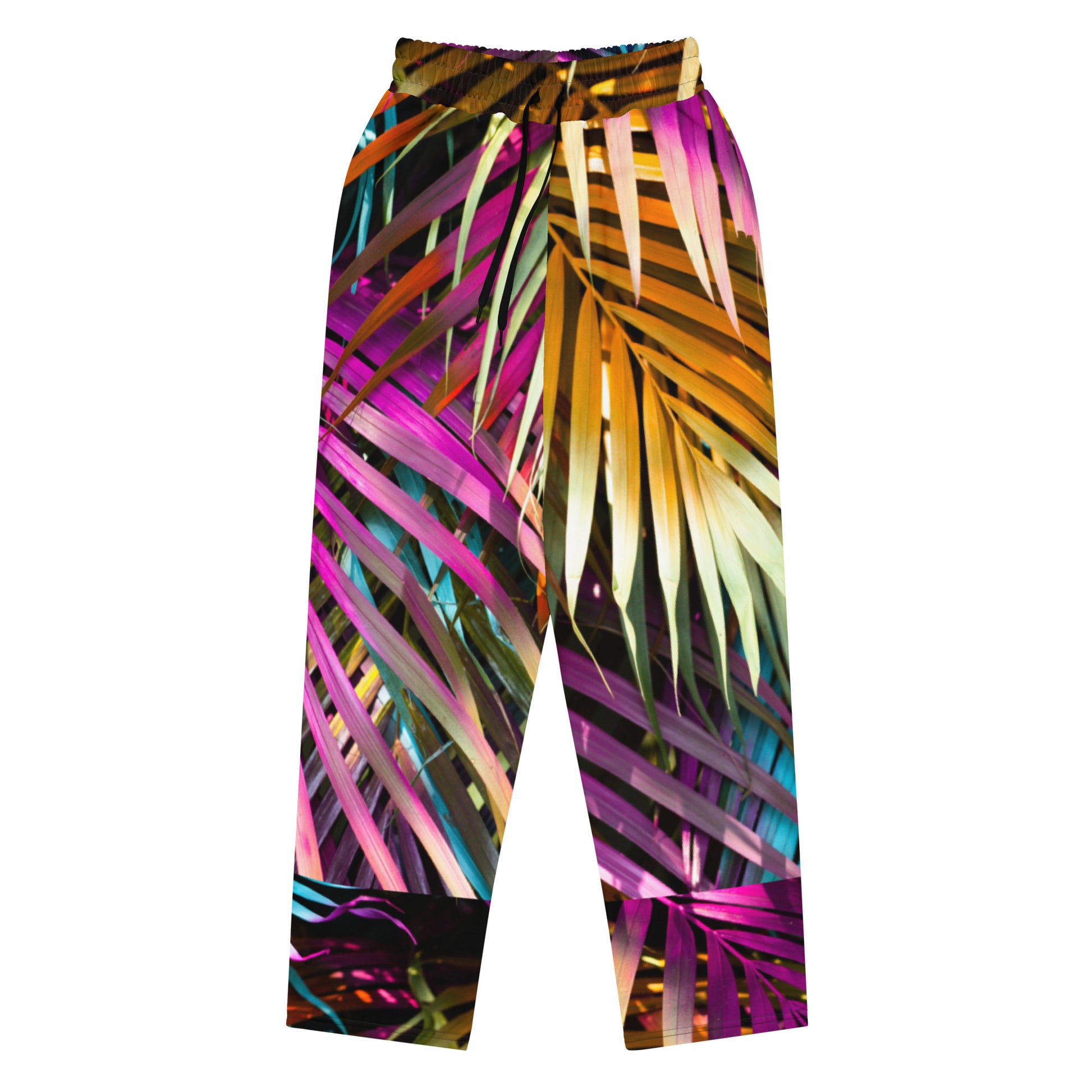 Vibrant Panorama Women's Wide-leg Recycled Joggers - FLAKOUT