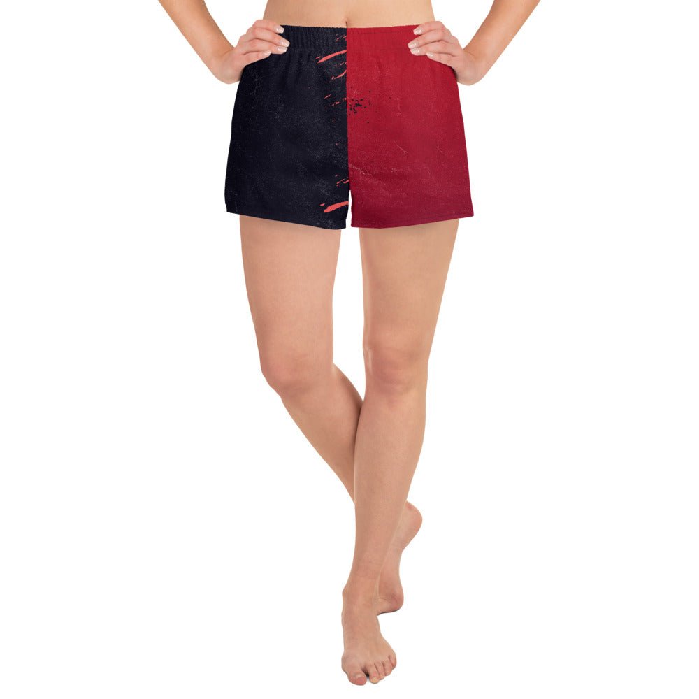 Athletic Shorts Red Black Crush - FLAKOUT