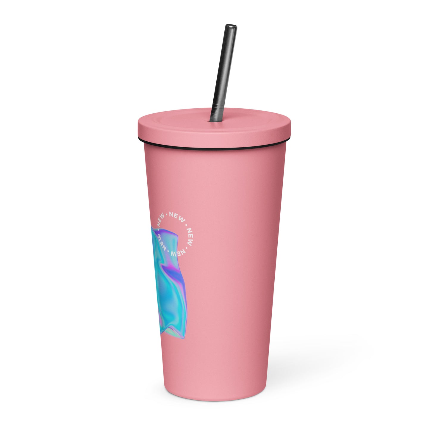 Vivid Existence Live Your Life Insulated Tumbler With A Straw - FLAKOUT