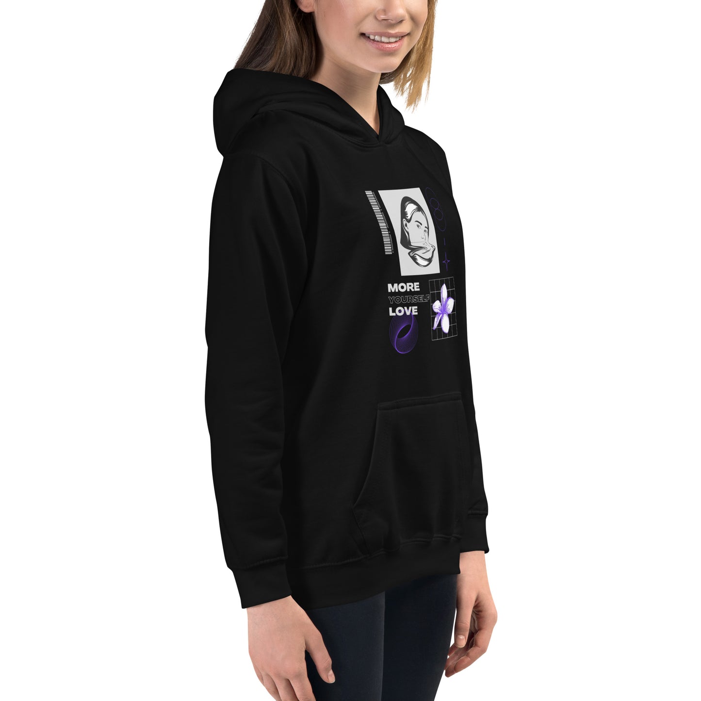 Nurture Yourself Love Yourself More Kid's Hoodie - FLAKOUT