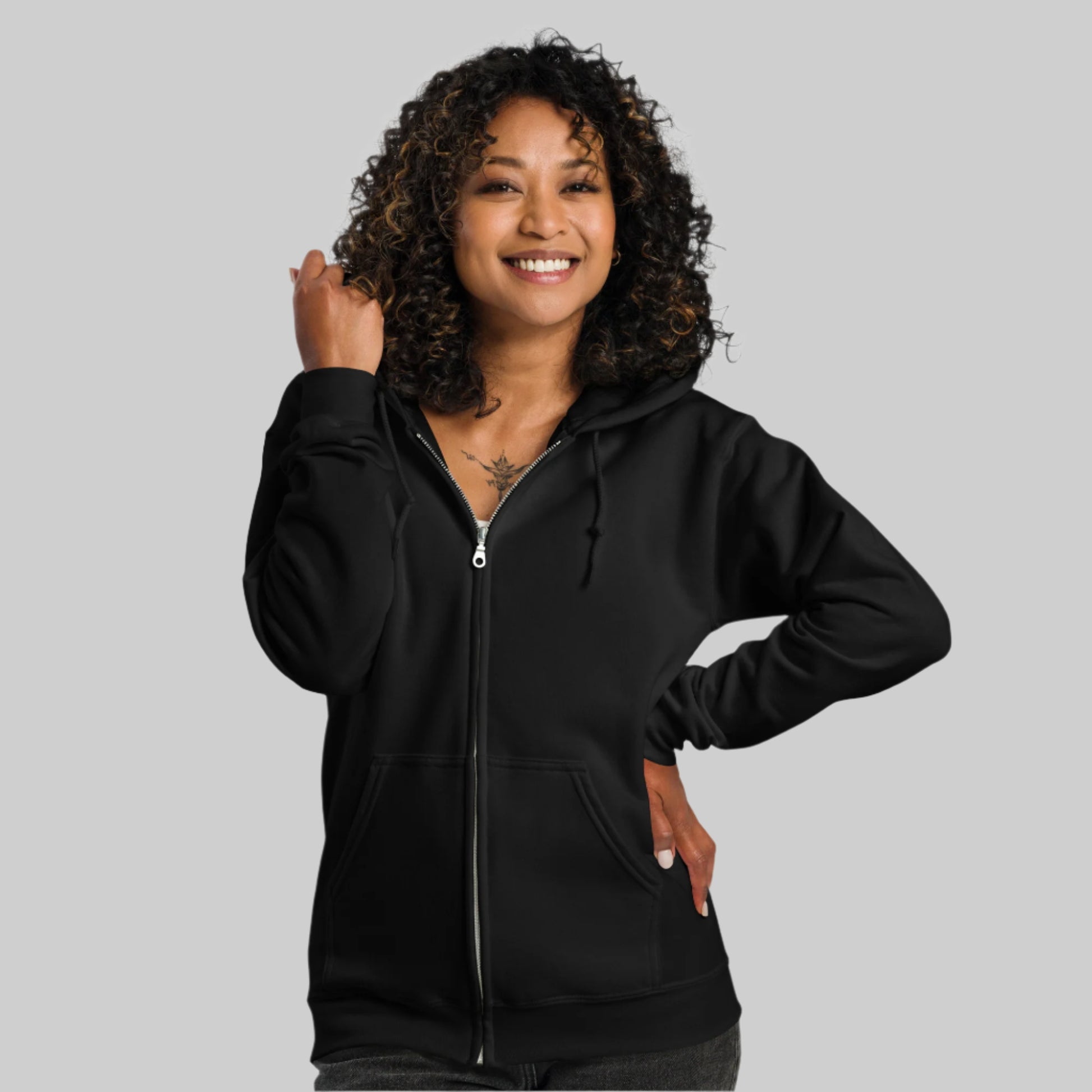 Ablaze Unisex Zip Hoodie - FLAKOUT