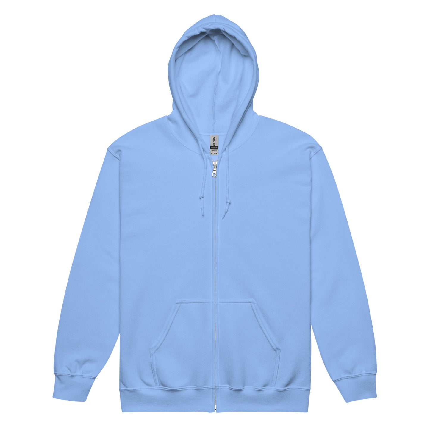 Streetwise Urbanity Heavy Harmony Fusion Zip Hoodie - Carolina Blue - FLAKOUT