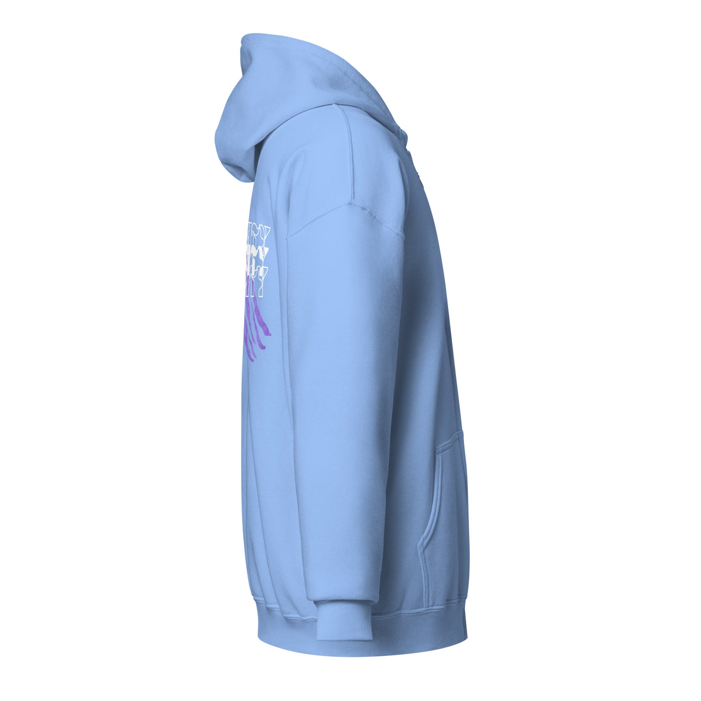 Streetwise Urbanity Heavy Harmony Fusion Zip Hoodie - Carolina Blue - FLAKOUT