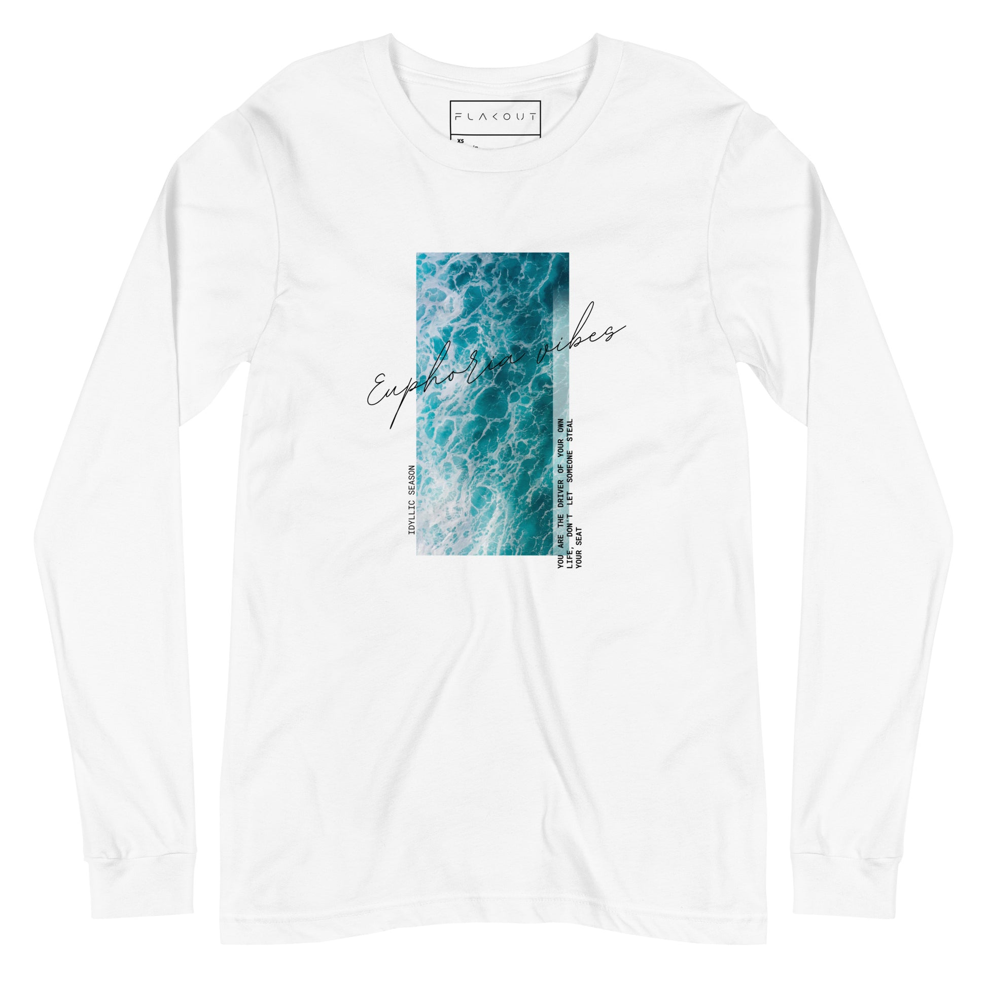 Long Sleeve Tee Euphoria Vibes - FLAKOUT