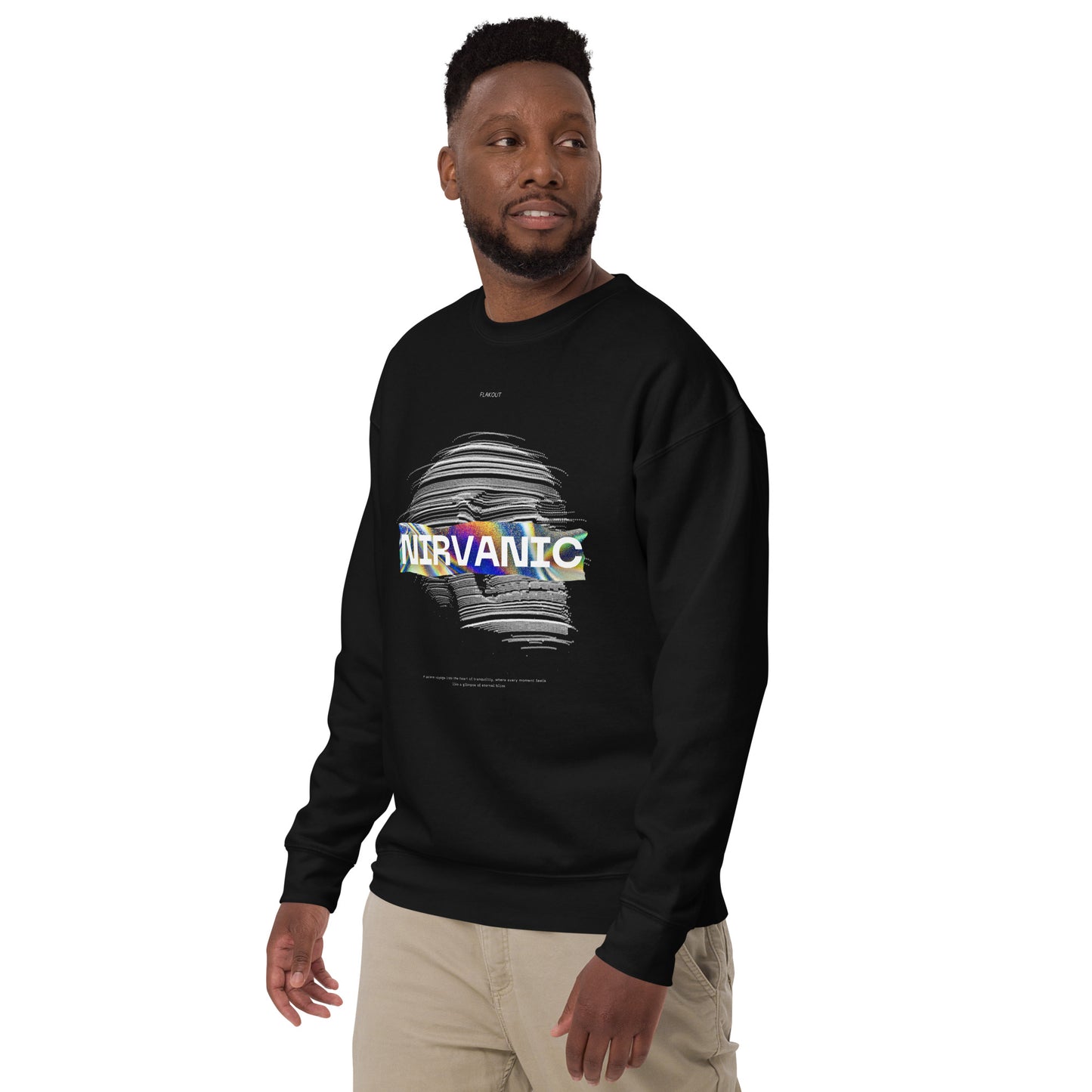 Nirvanic Unisex Fleece Sweatshirt - FLAKOUT