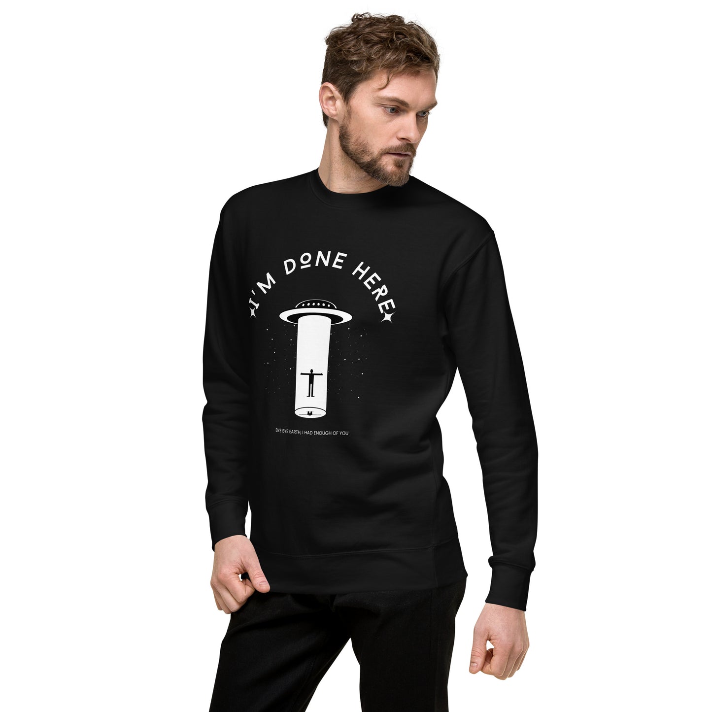 I'm Done Here Unisex Fleece Sweatshirt - FLAKOUT