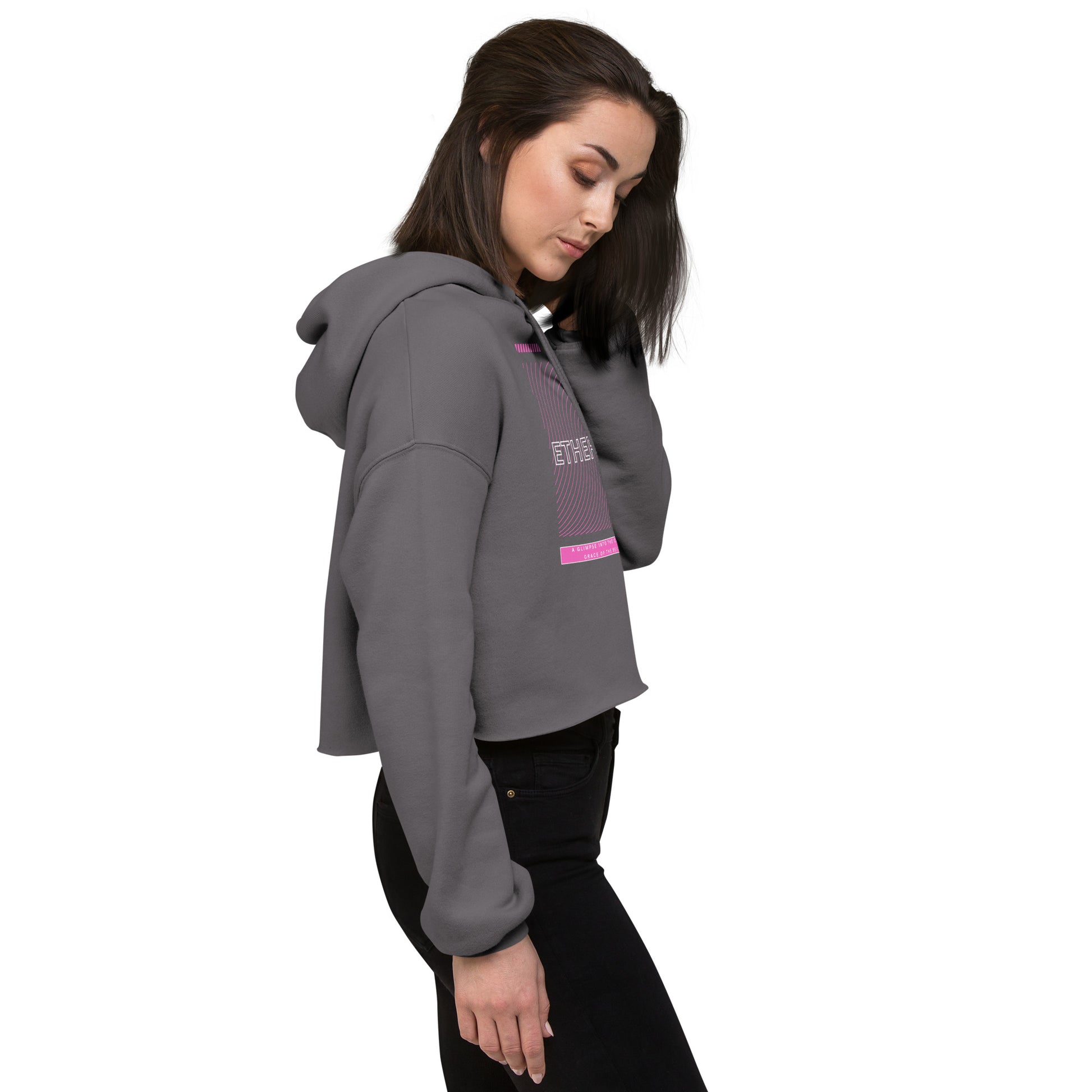 Ethereos Women's Crop Hoodie - FLAKOUT