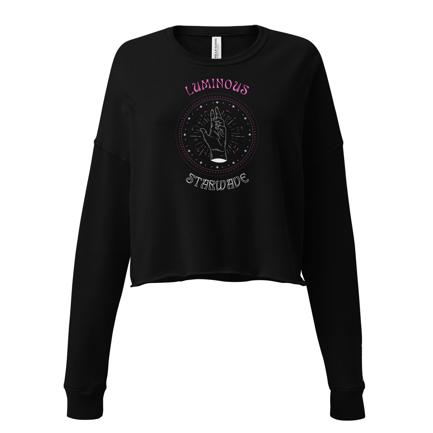 Luminous Starwave Women's Crop Sweatshirt - FLAKOUT