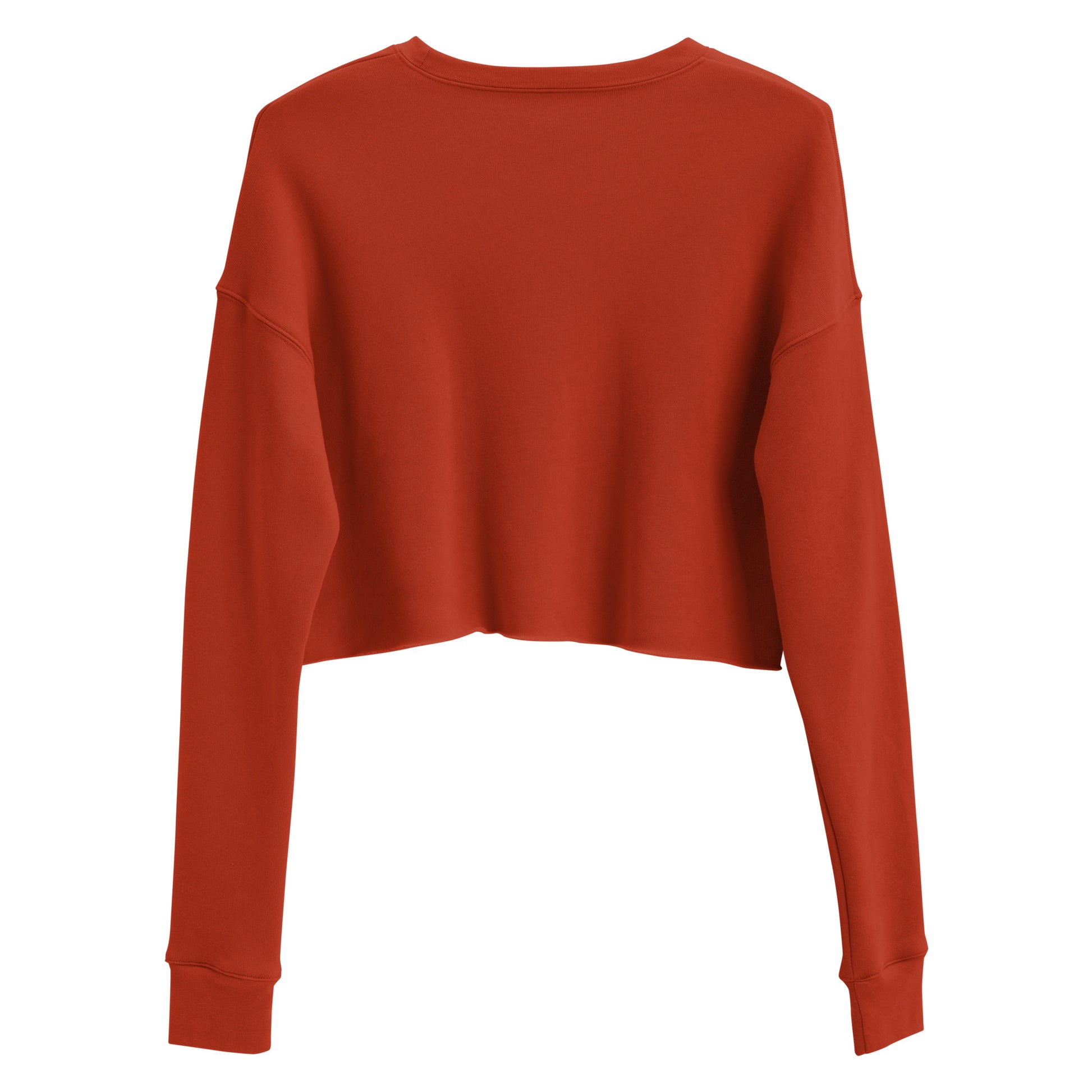 Lunar Eclipsis Women's Crop Sweatshirt - Brick - FLAKOUT