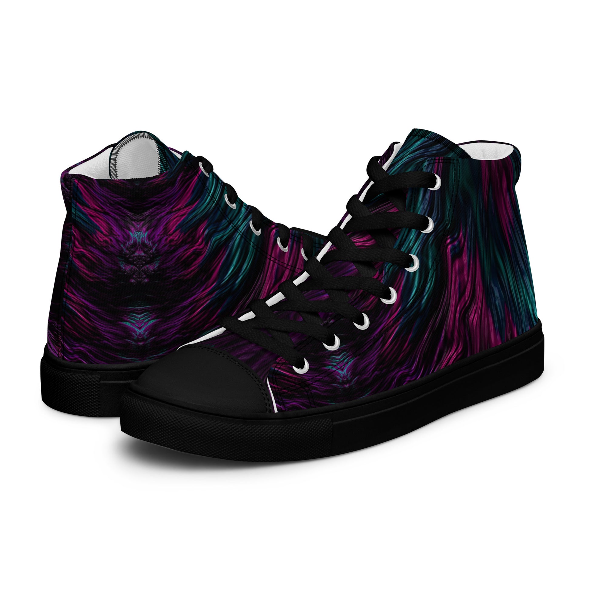 Harmony Fusion Women's High Top Canvas Shoes - FLAKOUT