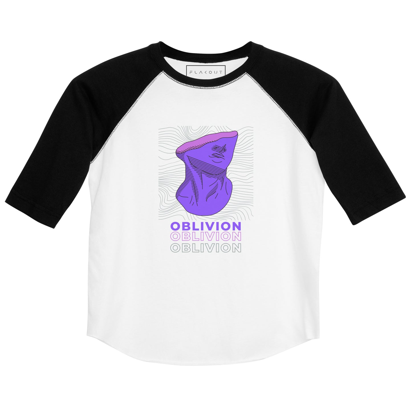 Violet Veil Of Oblivion Kid's Long Sleeve Shirt - FLAKOUT