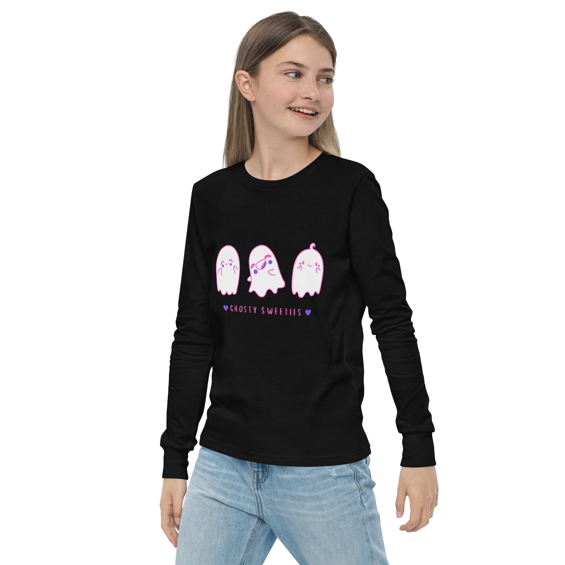 Ghosty Sweeties Girl's Long Sleeve Tee - FLAKOUT