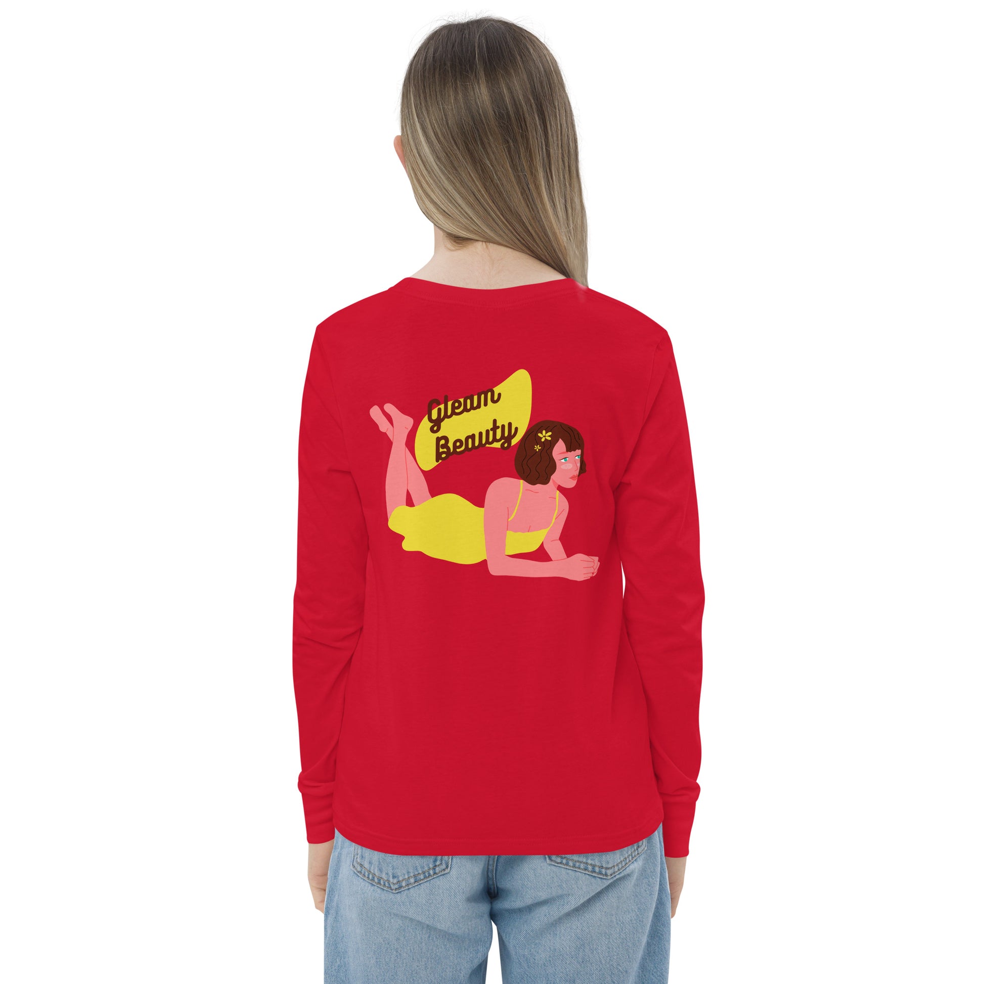 Gleam Beauty Girl's Long Sleeve Tee - FLAKOUT