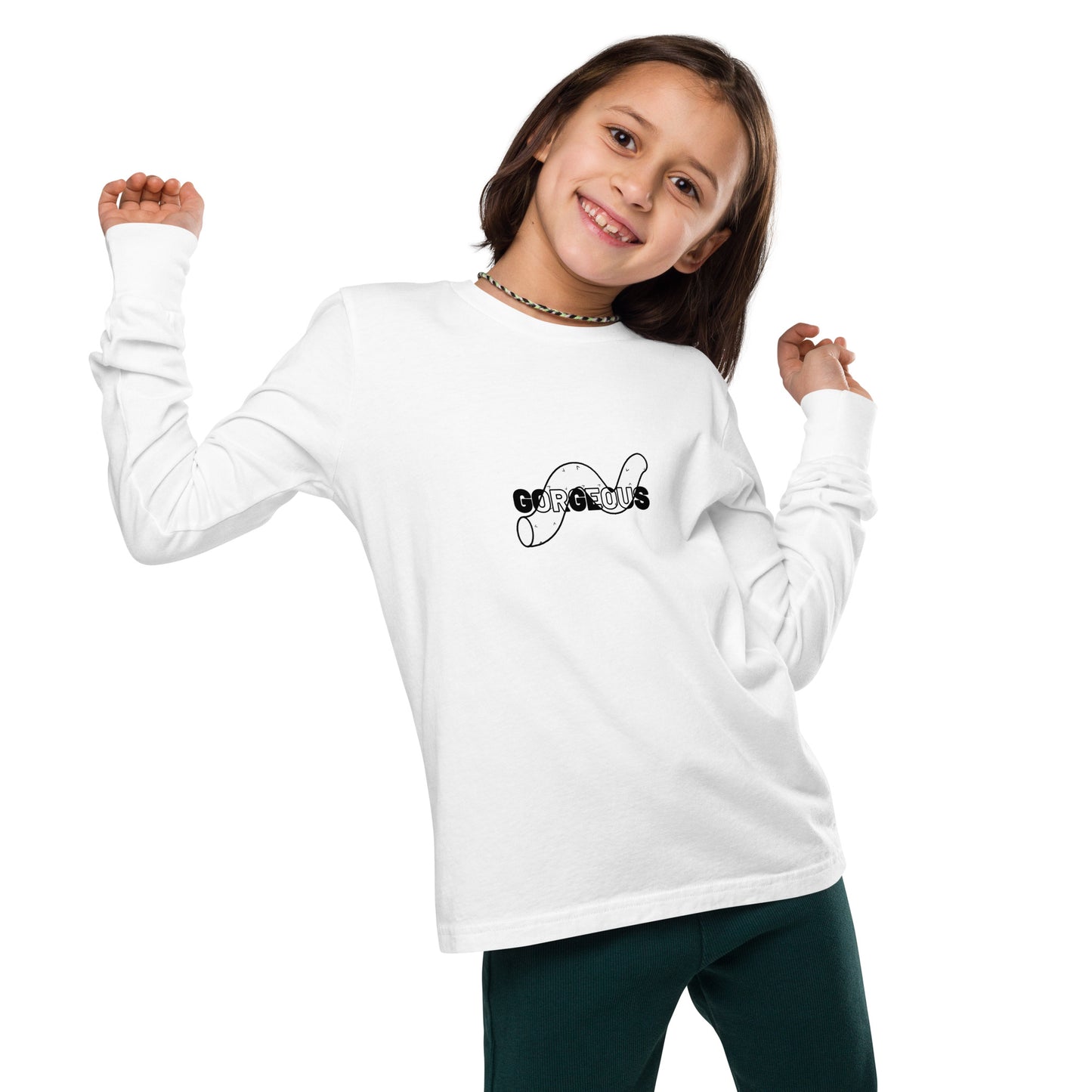 Gorgeous Opulent Allure Kid's Long Sleeve Shirt - FLAKOUT