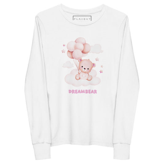 Dreambear Girl's Long Sleeve Tee - FLAKOUT