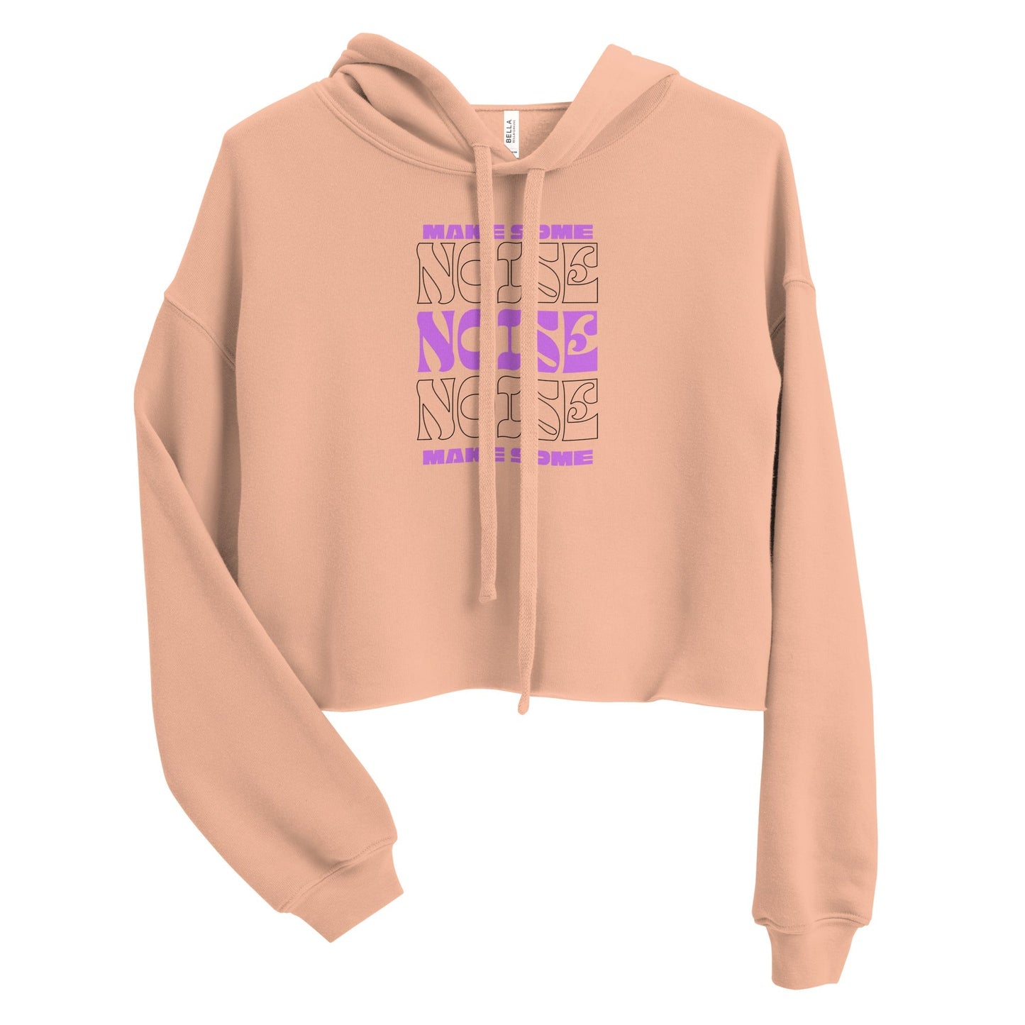 Resonance Make Some Noise Swagger Women's Crop Hoodie - FLAKOUT