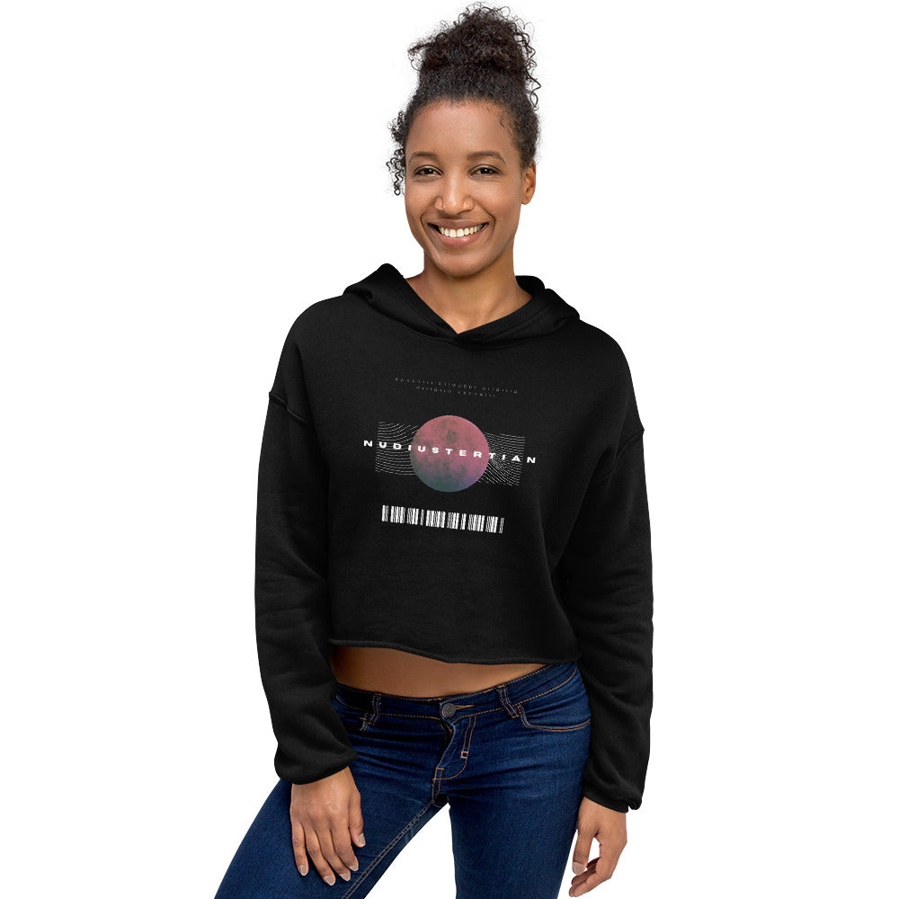 Women's Crop Hoodie Nudiustertian - FLAKOUT