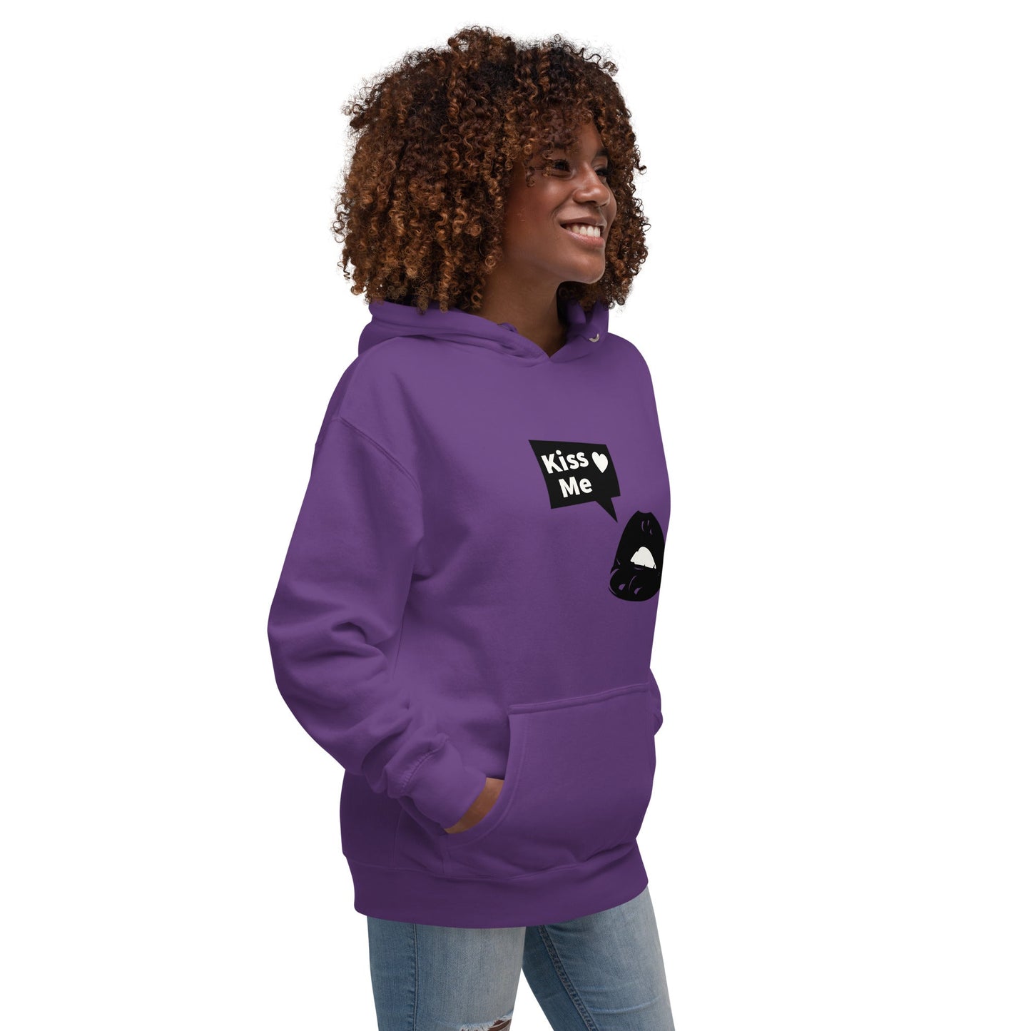 Sweet Talker Kiss Me Women's Hoodie - FLAKOUT