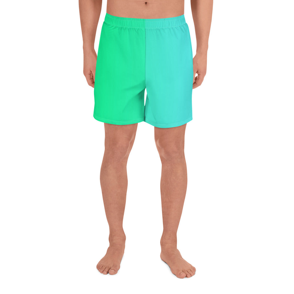 Breath Of Blue Men's Athletic Shorts - FLAKOUT