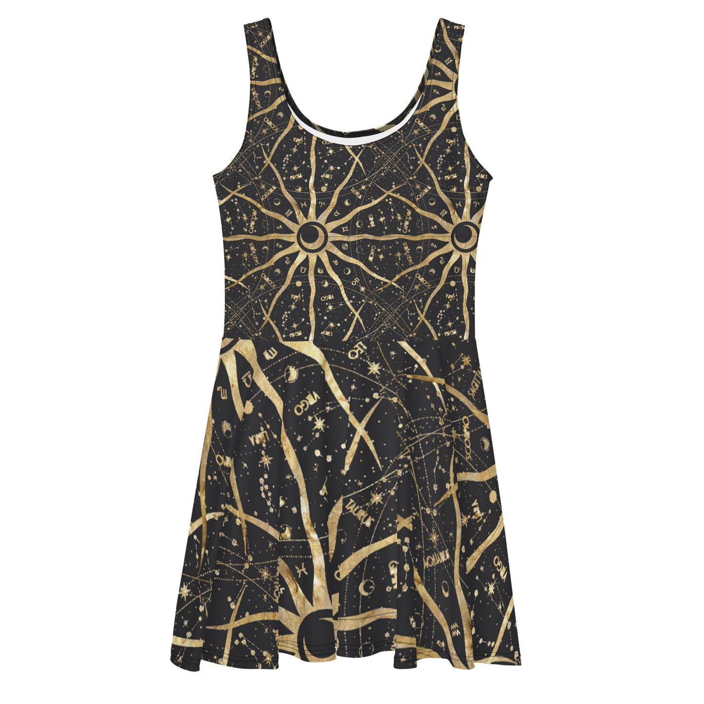 Women's Skater Dress Ancient Sun - FLAKOUT