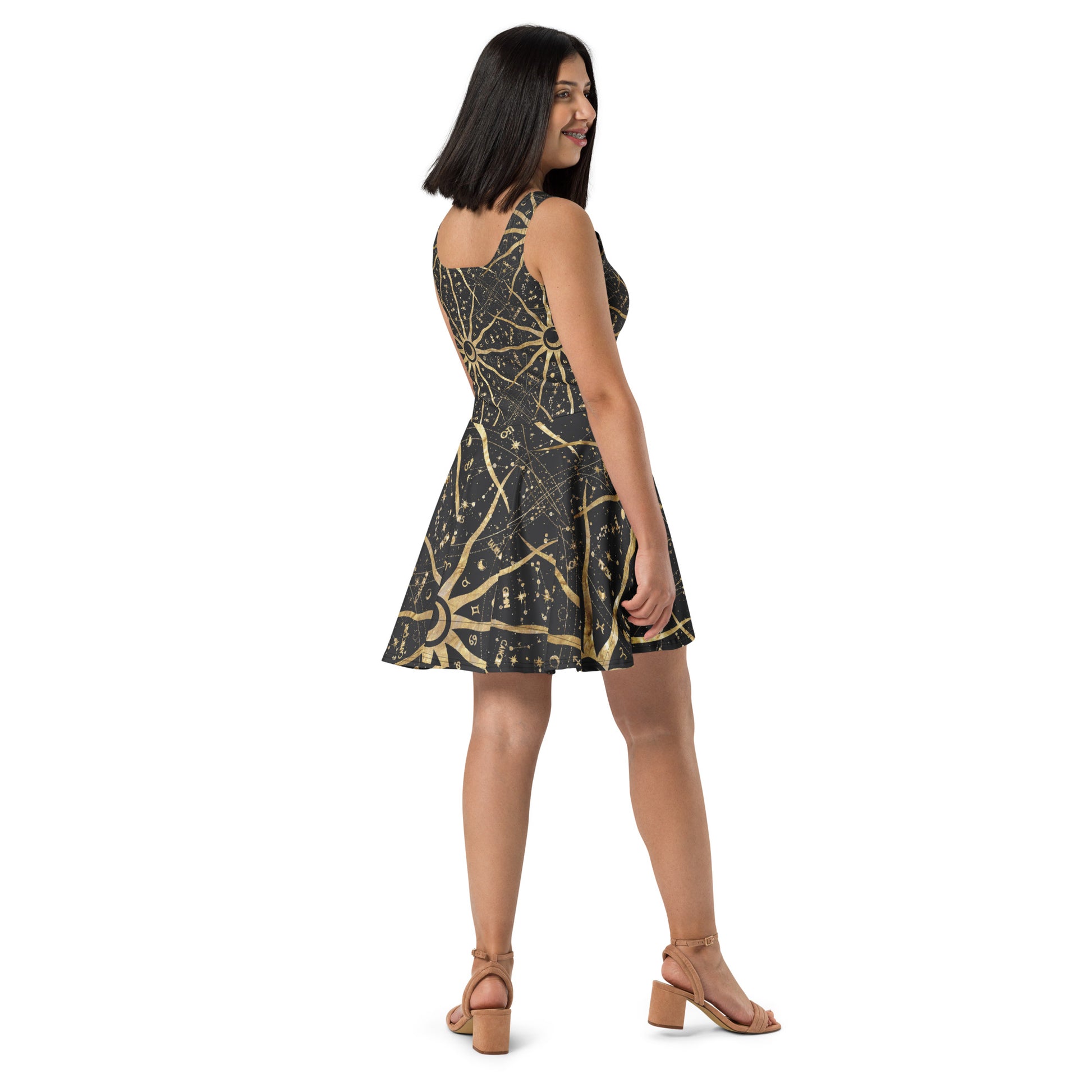 Women's Skater Dress Ancient Sun - FLAKOUT